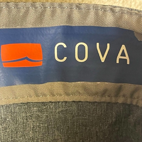 Cova Performance Shorts Mens 31 Gray Mid Rise Zip Pocket Stretch - Picture 9 of 14